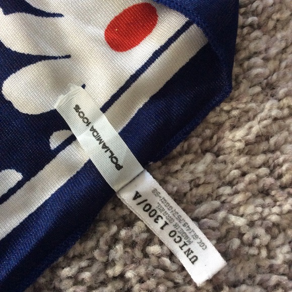 Vintage Christian Dior scarf, red white blue huge! - Picture 2 of 4